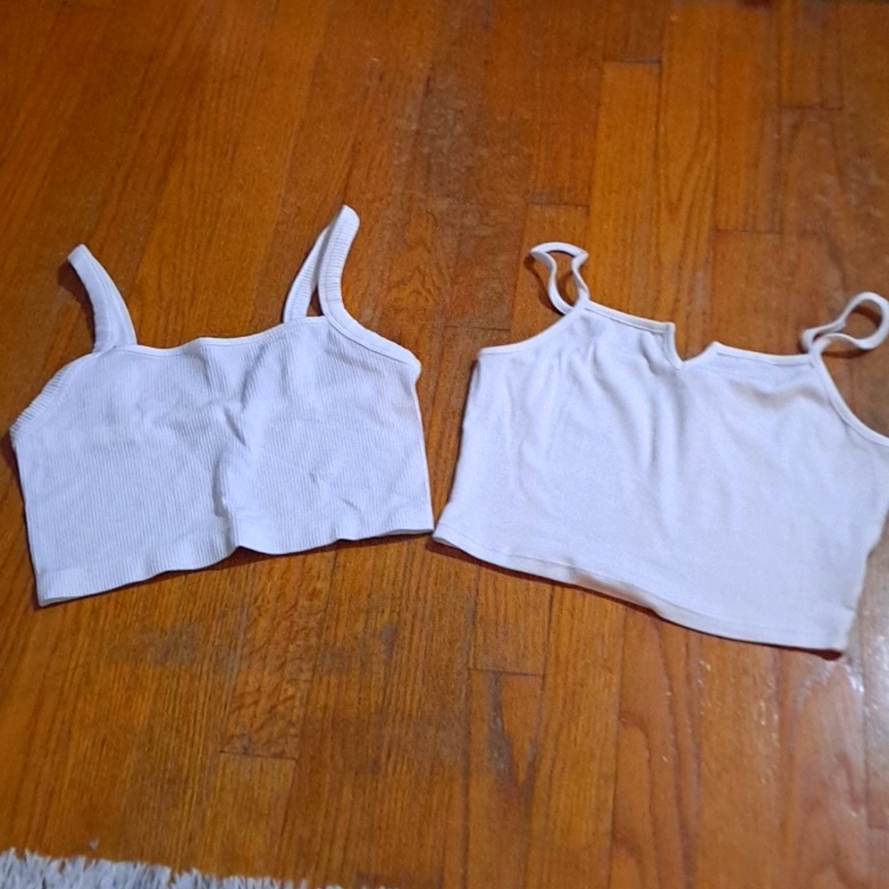 White crop tops